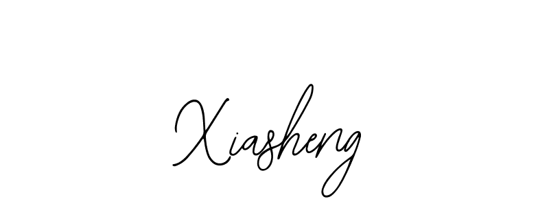 How to make Xiasheng name signature. Use Bearetta-2O07w style for creating short signs online. This is the latest handwritten sign. Xiasheng signature style 12 images and pictures png