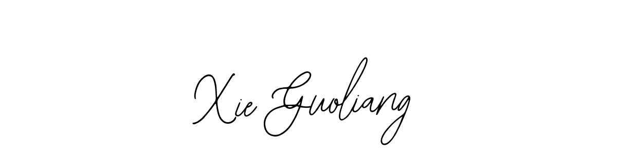 Design your own signature with our free online signature maker. With this signature software, you can create a handwritten (Bearetta-2O07w) signature for name Xie Guoliang. Xie Guoliang signature style 12 images and pictures png