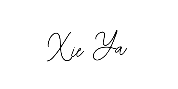 How to make Xie Ya name signature. Use Bearetta-2O07w style for creating short signs online. This is the latest handwritten sign. Xie Ya signature style 12 images and pictures png