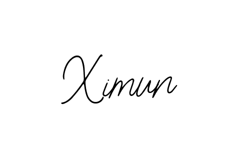 You should practise on your own different ways (Bearetta-2O07w) to write your name (Ximun) in signature. don't let someone else do it for you. Ximun signature style 12 images and pictures png