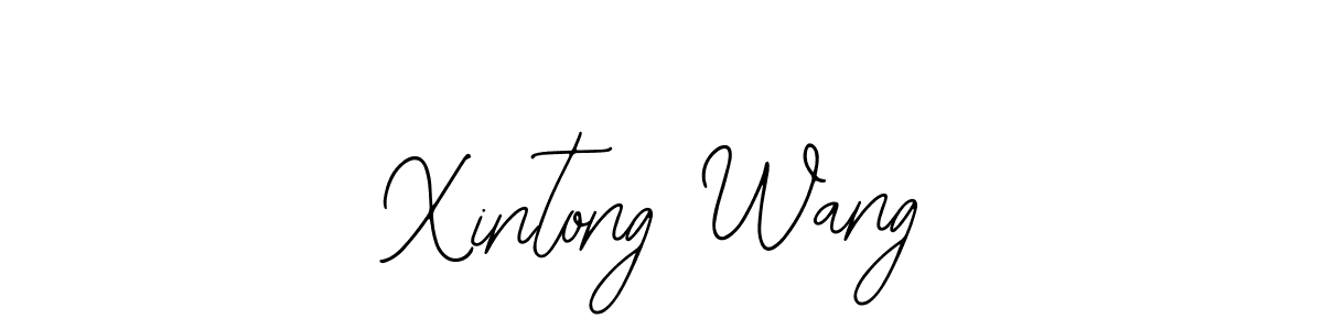 This is the best signature style for the Xintong Wang name. Also you like these signature font (Bearetta-2O07w). Mix name signature. Xintong Wang signature style 12 images and pictures png