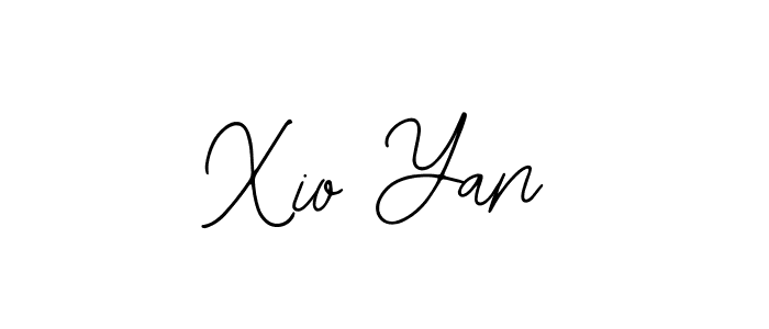 You should practise on your own different ways (Bearetta-2O07w) to write your name (Xio Yan) in signature. don't let someone else do it for you. Xio Yan signature style 12 images and pictures png