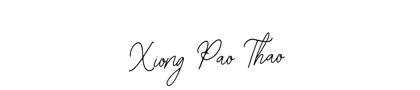 Create a beautiful signature design for name Xiong Pao Thao. With this signature (Bearetta-2O07w) fonts, you can make a handwritten signature for free. Xiong Pao Thao signature style 12 images and pictures png