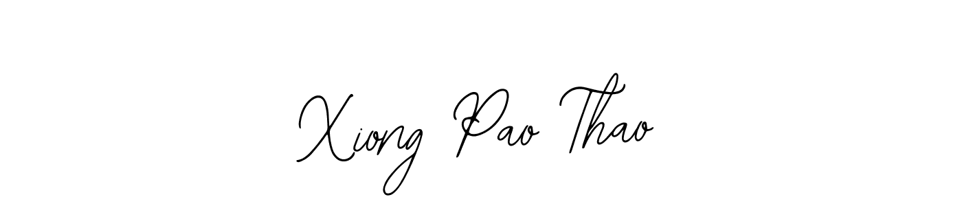 Create a beautiful signature design for name Xiong Pao Thao. With this signature (Bearetta-2O07w) fonts, you can make a handwritten signature for free. Xiong Pao Thao signature style 12 images and pictures png