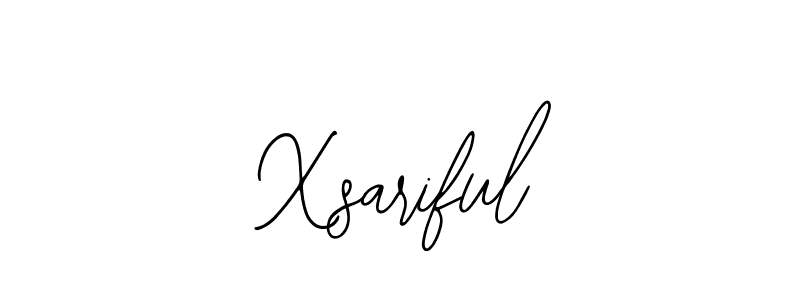 How to make Xsariful name signature. Use Bearetta-2O07w style for creating short signs online. This is the latest handwritten sign. Xsariful signature style 12 images and pictures png