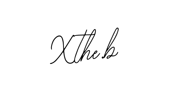 How to make Xthe.b signature? Bearetta-2O07w is a professional autograph style. Create handwritten signature for Xthe.b name. Xthe.b signature style 12 images and pictures png