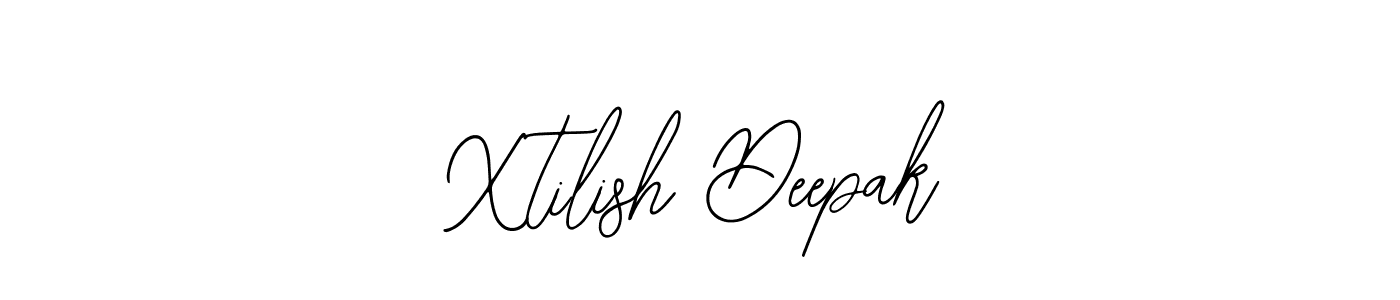 Design your own signature with our free online signature maker. With this signature software, you can create a handwritten (Bearetta-2O07w) signature for name Xtilish Deepak. Xtilish Deepak signature style 12 images and pictures png