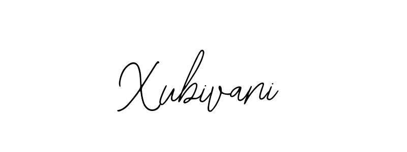 Design your own signature with our free online signature maker. With this signature software, you can create a handwritten (Bearetta-2O07w) signature for name Xubivani. Xubivani signature style 12 images and pictures png