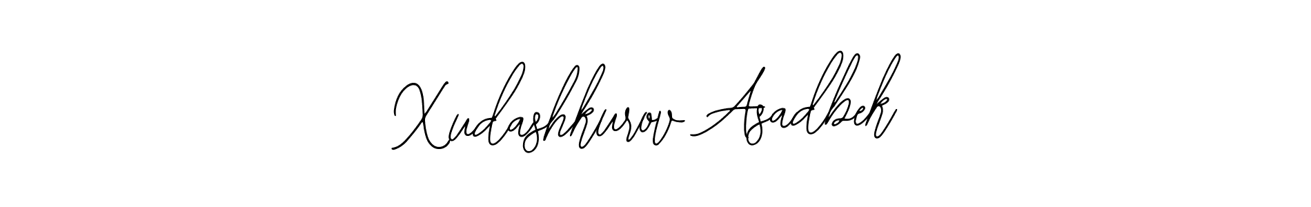 Make a beautiful signature design for name Xudashkurov Asadbek. Use this online signature maker to create a handwritten signature for free. Xudashkurov Asadbek signature style 12 images and pictures png