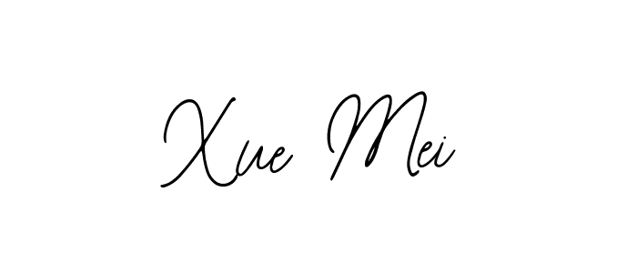 You should practise on your own different ways (Bearetta-2O07w) to write your name (Xue Mei) in signature. don't let someone else do it for you. Xue Mei signature style 12 images and pictures png