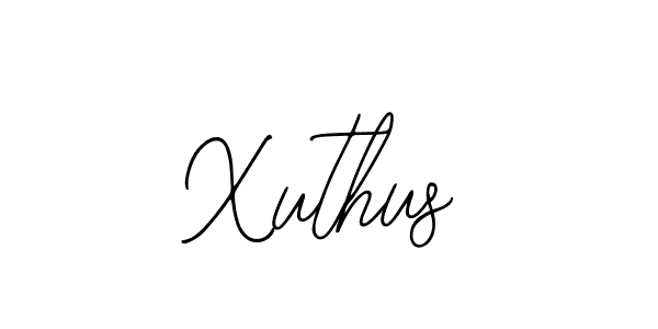 How to make Xuthus name signature. Use Bearetta-2O07w style for creating short signs online. This is the latest handwritten sign. Xuthus signature style 12 images and pictures png