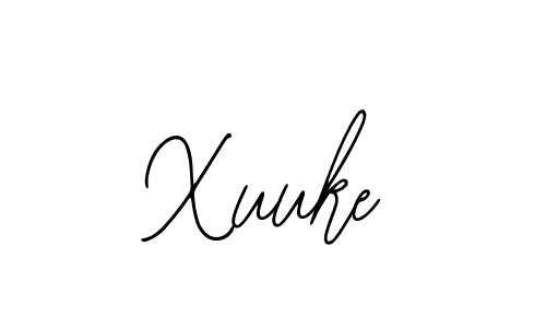 How to make Xuuke name signature. Use Bearetta-2O07w style for creating short signs online. This is the latest handwritten sign. Xuuke signature style 12 images and pictures png