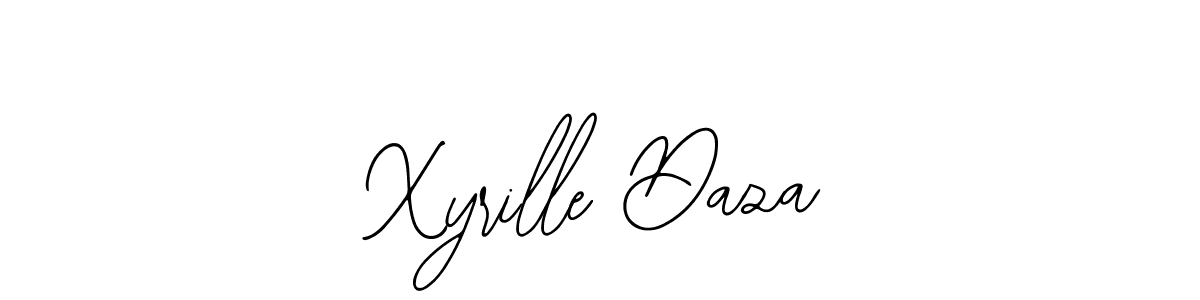 You should practise on your own different ways (Bearetta-2O07w) to write your name (Xyrille Daza) in signature. don't let someone else do it for you. Xyrille Daza signature style 12 images and pictures png