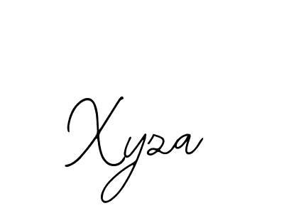 Similarly Bearetta-2O07w is the best handwritten signature design. Signature creator online .You can use it as an online autograph creator for name Xyza. Xyza signature style 12 images and pictures png