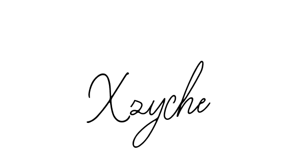How to make Xzyche name signature. Use Bearetta-2O07w style for creating short signs online. This is the latest handwritten sign. Xzyche signature style 12 images and pictures png