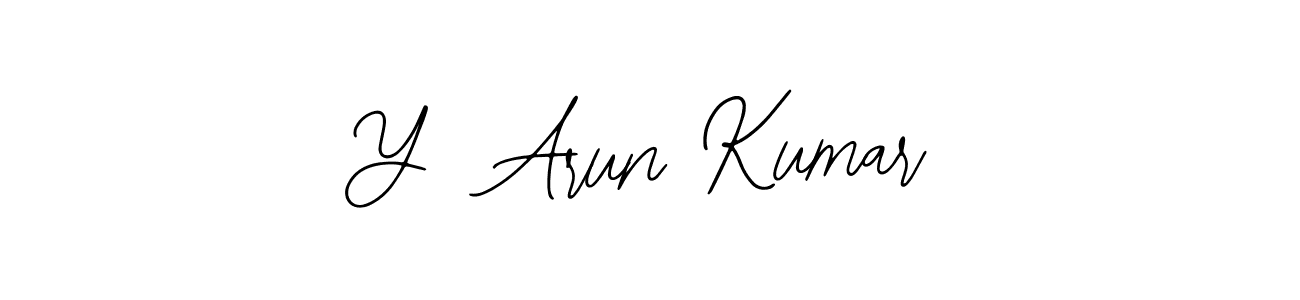 Make a beautiful signature design for name Y  Arun Kumar. With this signature (Bearetta-2O07w) style, you can create a handwritten signature for free. Y  Arun Kumar signature style 12 images and pictures png