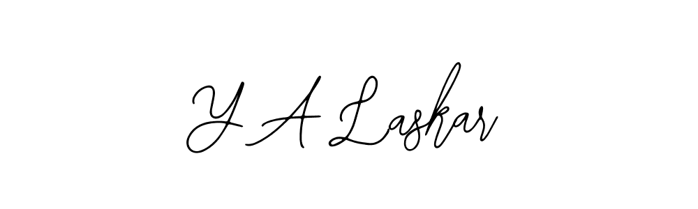 The best way (Bearetta-2O07w) to make a short signature is to pick only two or three words in your name. The name Y A Laskar include a total of six letters. For converting this name. Y A Laskar signature style 12 images and pictures png
