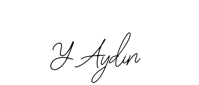 Also You can easily find your signature by using the search form. We will create Y Aydin name handwritten signature images for you free of cost using Bearetta-2O07w sign style. Y Aydin signature style 12 images and pictures png