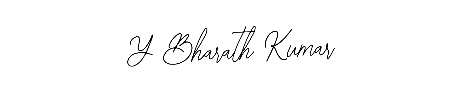 Make a beautiful signature design for name Y Bharath Kumar. With this signature (Bearetta-2O07w) style, you can create a handwritten signature for free. Y Bharath Kumar signature style 12 images and pictures png