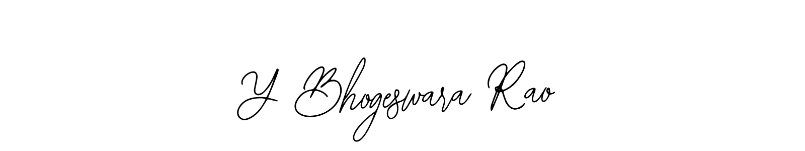 Also we have Y Bhogeswara Rao name is the best signature style. Create professional handwritten signature collection using Bearetta-2O07w autograph style. Y Bhogeswara Rao signature style 12 images and pictures png