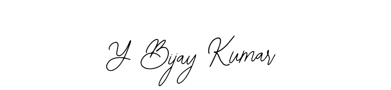 Also we have Y Bijay Kumar name is the best signature style. Create professional handwritten signature collection using Bearetta-2O07w autograph style. Y Bijay Kumar signature style 12 images and pictures png