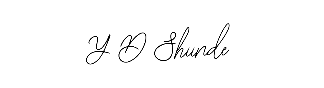 Y D Shiinde stylish signature style. Best Handwritten Sign (Bearetta-2O07w) for my name. Handwritten Signature Collection Ideas for my name Y D Shiinde. Y D Shiinde signature style 12 images and pictures png