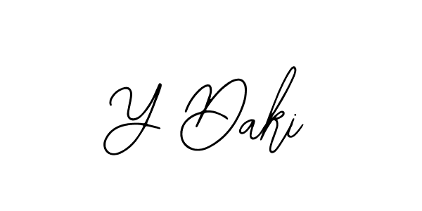 It looks lik you need a new signature style for name Y Daki. Design unique handwritten (Bearetta-2O07w) signature with our free signature maker in just a few clicks. Y Daki signature style 12 images and pictures png