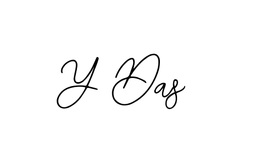 How to make Y Das signature? Bearetta-2O07w is a professional autograph style. Create handwritten signature for Y Das name. Y Das signature style 12 images and pictures png