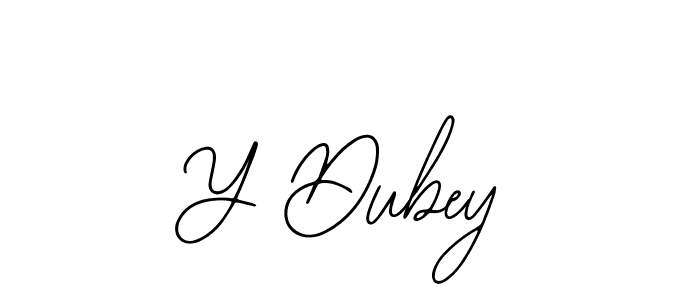 Use a signature maker to create a handwritten signature online. With this signature software, you can design (Bearetta-2O07w) your own signature for name Y Dubey. Y Dubey signature style 12 images and pictures png