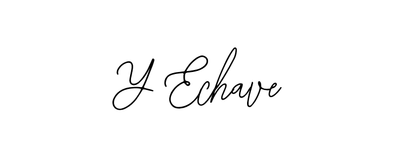 Also we have Y Echave name is the best signature style. Create professional handwritten signature collection using Bearetta-2O07w autograph style. Y Echave signature style 12 images and pictures png
