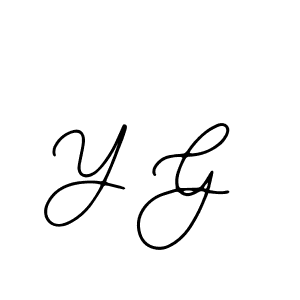 Create a beautiful signature design for name Y G. With this signature (Bearetta-2O07w) fonts, you can make a handwritten signature for free. Y G signature style 12 images and pictures png