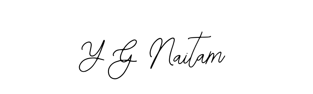 Bearetta-2O07w is a professional signature style that is perfect for those who want to add a touch of class to their signature. It is also a great choice for those who want to make their signature more unique. Get Y G Naitam name to fancy signature for free. Y G Naitam signature style 12 images and pictures png