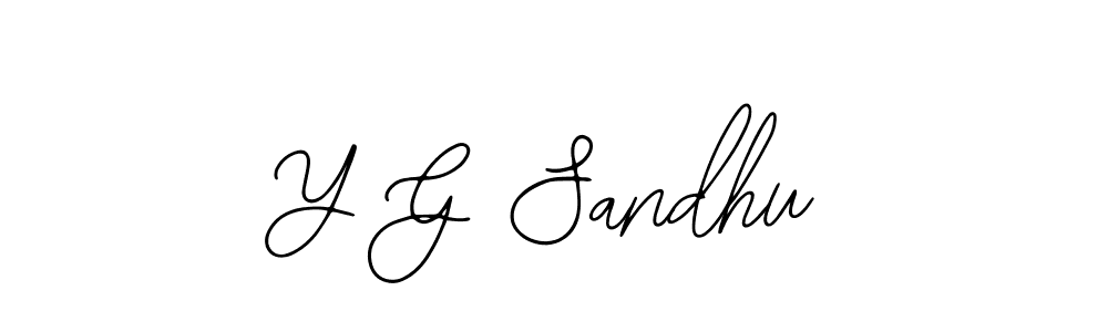 It looks lik you need a new signature style for name Y G Sandhu. Design unique handwritten (Bearetta-2O07w) signature with our free signature maker in just a few clicks. Y G Sandhu signature style 12 images and pictures png