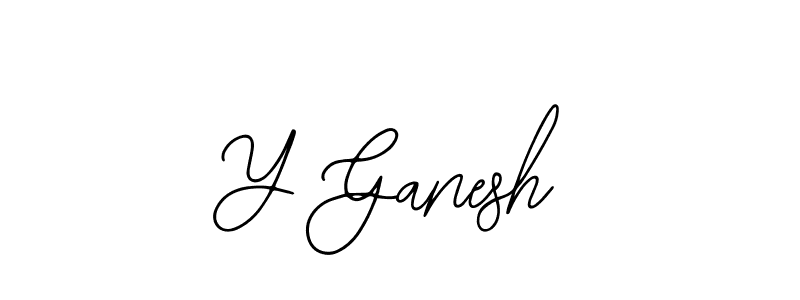 Best and Professional Signature Style for Y Ganesh. Bearetta-2O07w Best Signature Style Collection. Y Ganesh signature style 12 images and pictures png
