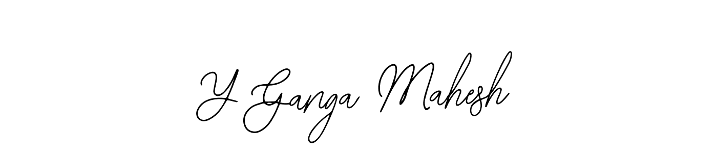 It looks lik you need a new signature style for name Y Ganga Mahesh. Design unique handwritten (Bearetta-2O07w) signature with our free signature maker in just a few clicks. Y Ganga Mahesh signature style 12 images and pictures png