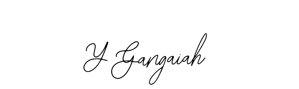 Design your own signature with our free online signature maker. With this signature software, you can create a handwritten (Bearetta-2O07w) signature for name Y Gangaiah. Y Gangaiah signature style 12 images and pictures png