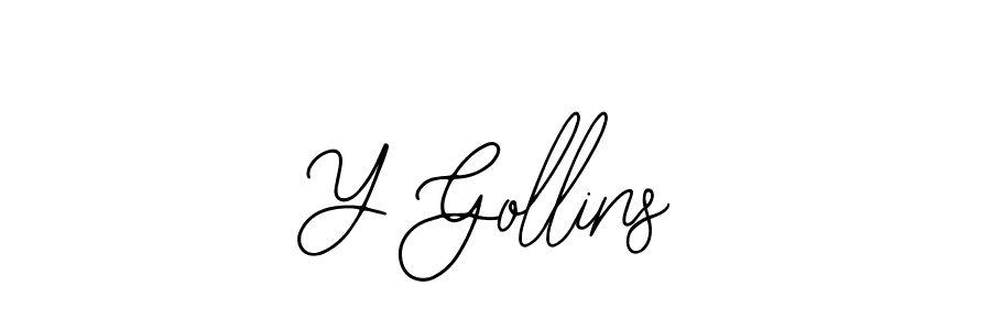 Make a beautiful signature design for name Y Gollins. Use this online signature maker to create a handwritten signature for free. Y Gollins signature style 12 images and pictures png