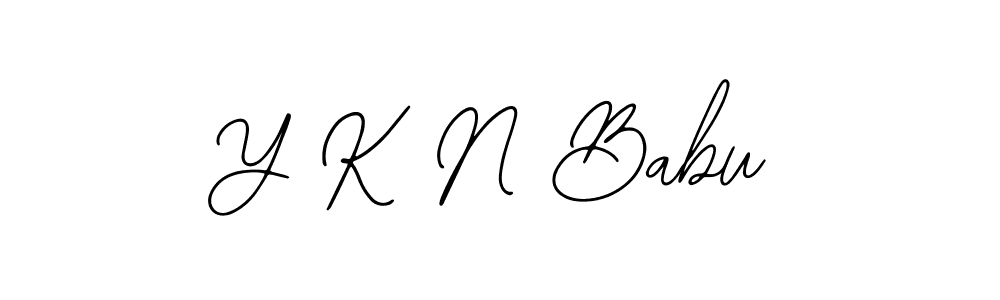 Create a beautiful signature design for name Y K N Babu. With this signature (Bearetta-2O07w) fonts, you can make a handwritten signature for free. Y K N Babu signature style 12 images and pictures png