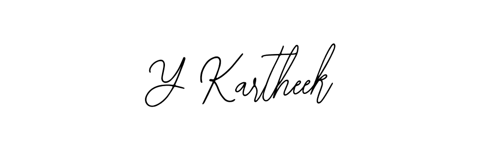 You should practise on your own different ways (Bearetta-2O07w) to write your name (Y Kartheek) in signature. don't let someone else do it for you. Y Kartheek signature style 12 images and pictures png