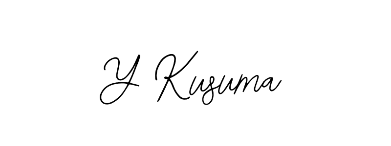 Make a beautiful signature design for name Y Kusuma. Use this online signature maker to create a handwritten signature for free. Y Kusuma signature style 12 images and pictures png