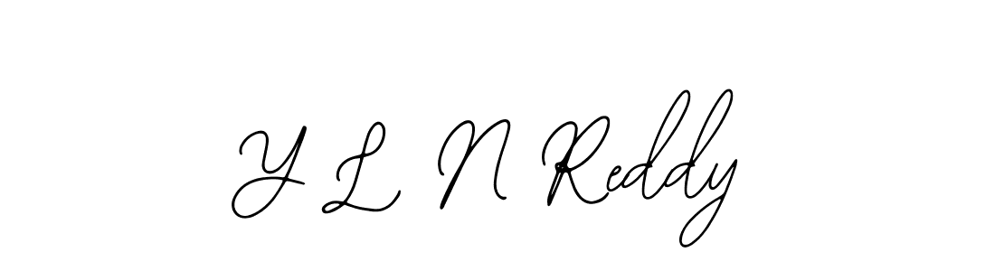 Design your own signature with our free online signature maker. With this signature software, you can create a handwritten (Bearetta-2O07w) signature for name Y L N Reddy. Y L N Reddy signature style 12 images and pictures png