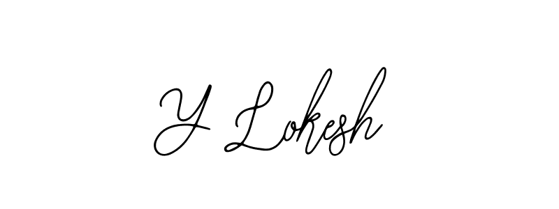 Also You can easily find your signature by using the search form. We will create Y Lokesh name handwritten signature images for you free of cost using Bearetta-2O07w sign style. Y Lokesh signature style 12 images and pictures png