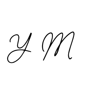 How to Draw Y M signature style? Bearetta-2O07w is a latest design signature styles for name Y M. Y M signature style 12 images and pictures png