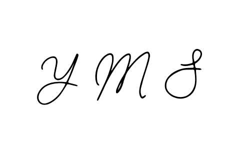 Design your own signature with our free online signature maker. With this signature software, you can create a handwritten (Bearetta-2O07w) signature for name Y M S. Y M S signature style 12 images and pictures png