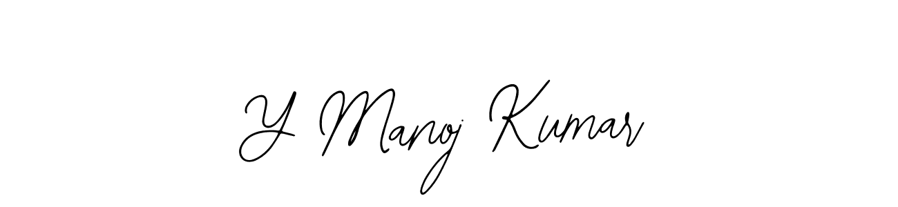 Make a beautiful signature design for name Y Manoj Kumar. Use this online signature maker to create a handwritten signature for free. Y Manoj Kumar signature style 12 images and pictures png