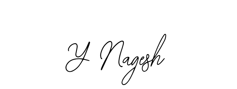 You should practise on your own different ways (Bearetta-2O07w) to write your name (Y Nagesh) in signature. don't let someone else do it for you. Y Nagesh signature style 12 images and pictures png