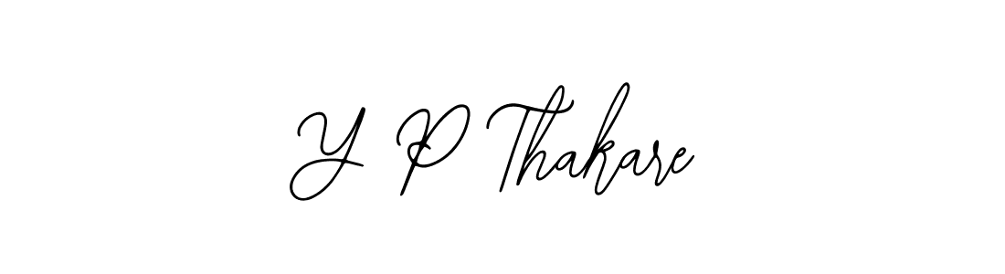 Make a beautiful signature design for name Y P Thakare. With this signature (Bearetta-2O07w) style, you can create a handwritten signature for free. Y P Thakare signature style 12 images and pictures png