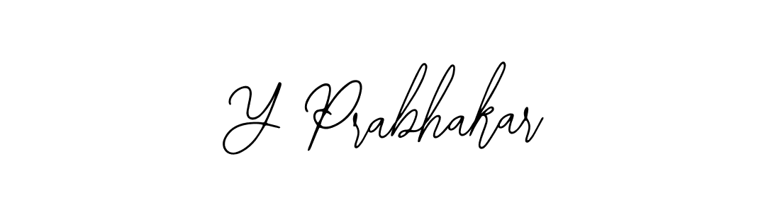 How to Draw Y Prabhakar signature style? Bearetta-2O07w is a latest design signature styles for name Y Prabhakar. Y Prabhakar signature style 12 images and pictures png