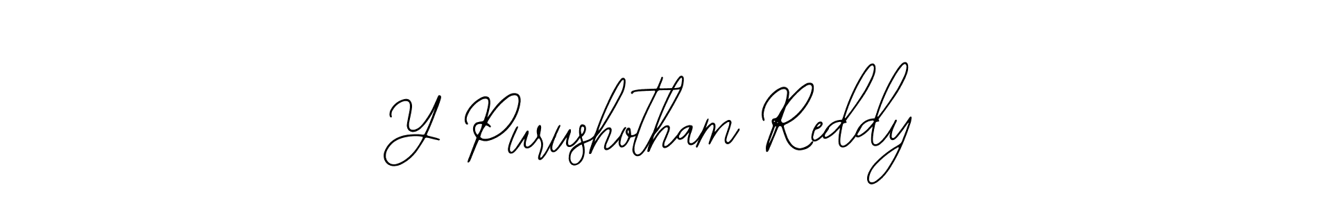 Create a beautiful signature design for name Y Purushotham Reddy. With this signature (Bearetta-2O07w) fonts, you can make a handwritten signature for free. Y Purushotham Reddy signature style 12 images and pictures png