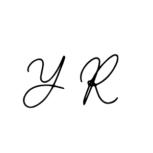 Design your own signature with our free online signature maker. With this signature software, you can create a handwritten (Bearetta-2O07w) signature for name Y R. Y R signature style 12 images and pictures png